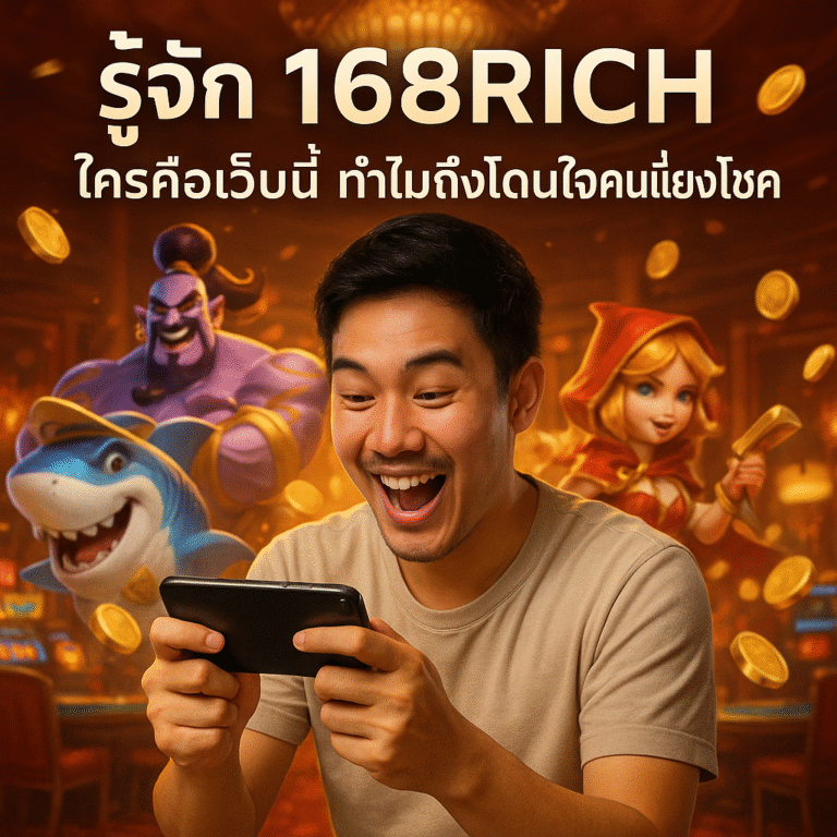 รู้จัก 168RICH ใครคือเว็บนี้ ทำไมถึงโดนใจคนเสี่ยงโชค