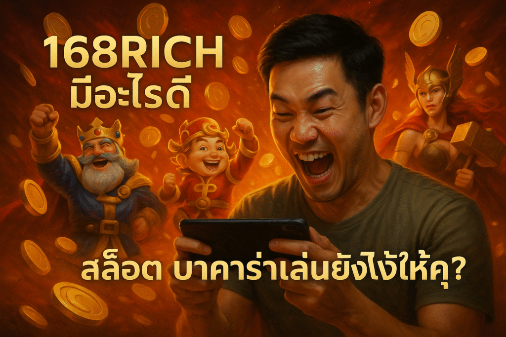 168RICH มีอะไรดี สล็อต บาคาร่าเล่นยังไงให้คุ้ม?