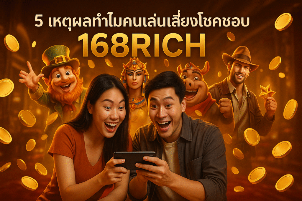5 เหตุผลทำไมคนเล่นเสี่ยงโชคชอบ 168RICH