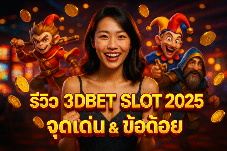 รีวิว 3DBET SLOT 2025 จุดเด่น & ข้อด้อย