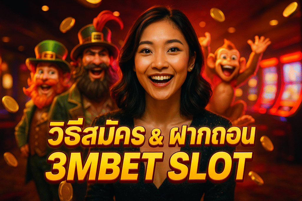 วิธีสมัคร & ฝากถอน 3MBET SLOT ง่าย ๆ