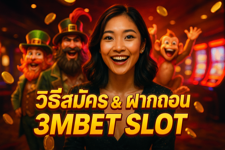 วิธีสมัคร & ฝากถอน 3MBET SLOT ง่าย ๆ